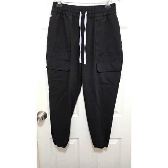 Figs Women's Black Technical Collection Jogger-Style Scrub Pants L/P - Picture 2 of 6